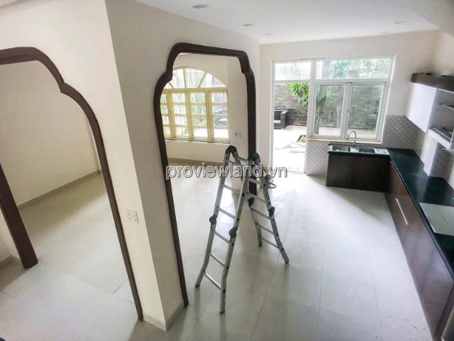 Biệt thự gần sông bán 2 mặt tiền Nguyễn Văn Hưởng Thảo Điền DT 8x27m