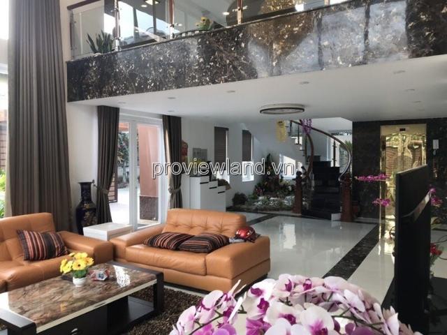 Biệt thự hồ bơi cần bán 3 tầng tại khu Compound Thảo Điền gồm 6 phòng ngủ view sông