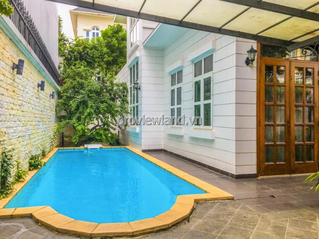 Biệt thự hồ bơi Thảo Điền cần bán kiến trúc 1 trệt 2 lầu diện tích 20x20m