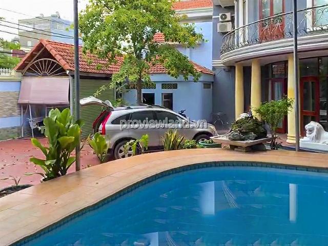 Biệt thự hồ bơi Thảo Điền cho thuê căn góc 2 mặt tiền diện tích 600m2
