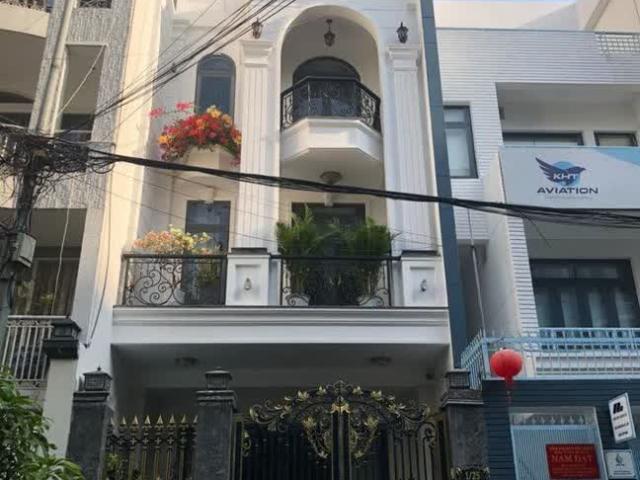 Biệt thự phạm văn hai p2 tân bình khu sân bay 5 tầng hẻm 8m xe ô tô dạo quanh nhà