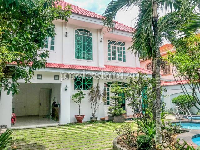 Biệt thự Quận 2 cho thuê đường Quốc Hương 4 phòng ngủ