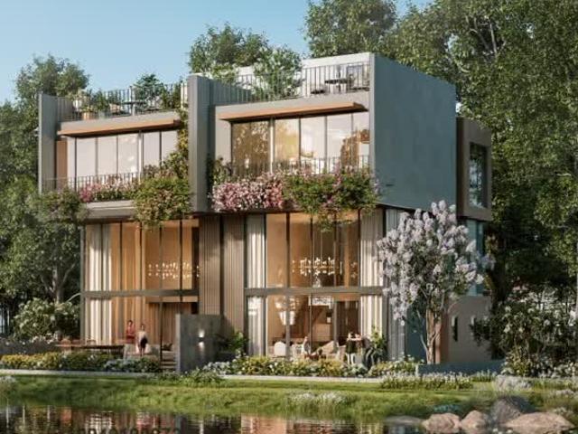Biệt thự song lập mặt tiền sông Ecovillage Saigon River giá 14,5 tỷ gồm VAT, PBT