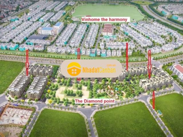 Biệt thự 140m2 diamond point long biên view cv