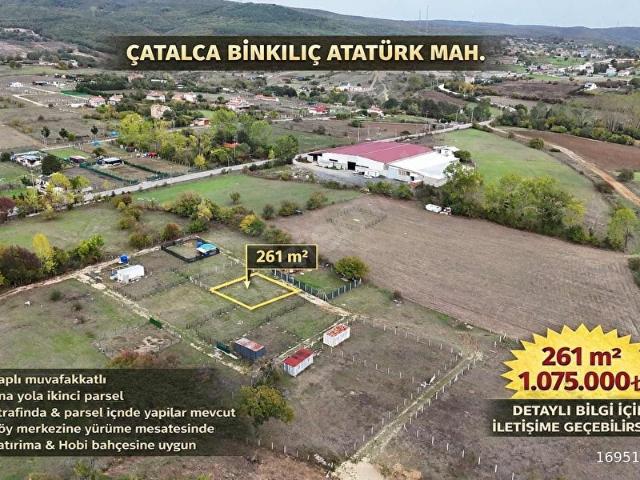 BİNKILIÇ ATATÜRK MAH. 261 M2 ÇAPLI MUVAFAKKATLI