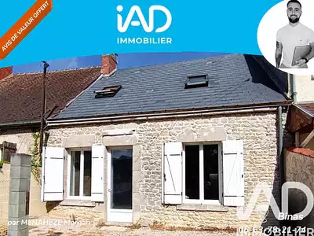 Binas 41240 Achat / Vente maison 3 pièces t3