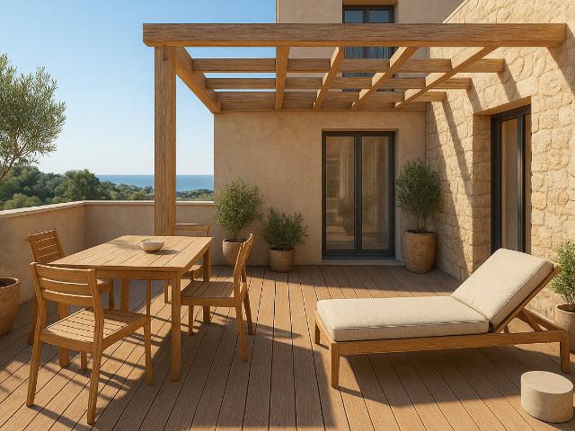 BIOT: SUBLIME T3 TRAVERSANT DE 75M2 + BELLES TERRASSES AVEC APERCU MER 3 pièces, 75 m²