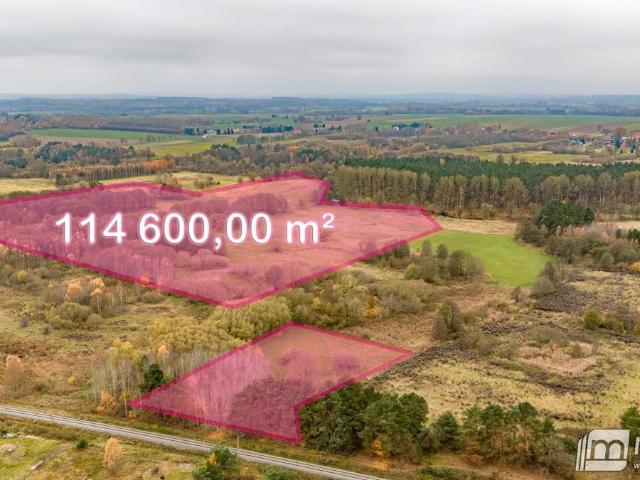 Działka rolna pod inwestycję, 114 600 m², lasy i łąki