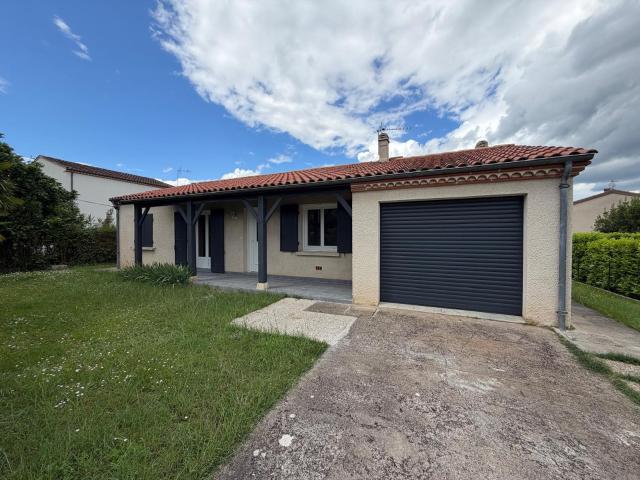 BIAS jolie maison de plain pied avec garage et jardin