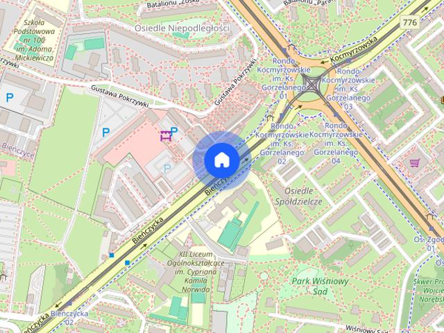 Bieńczycka 15e,37m²: 2 pokojowe mieszkanie Czyżyny