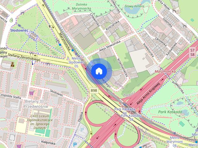 Bielany 1 pok. mieszkanie 33 m² Metro Słodowiec ul. Krzemieniecka