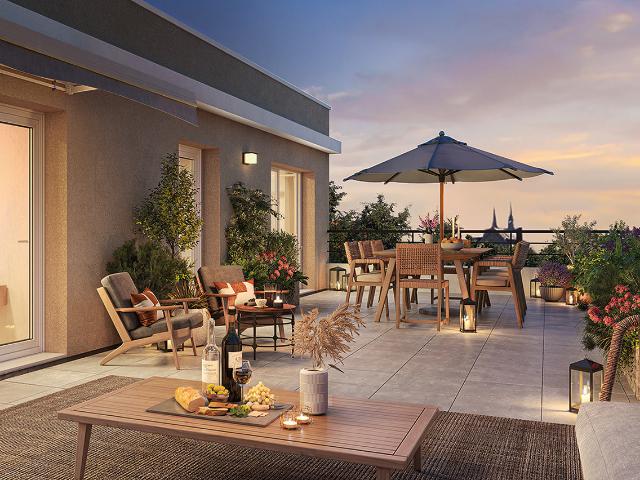 BIEN D'EXCEPTION A ESCHAU: T5 EN ATTIQUE AVEC SUITE PARENTALE & GRANDE TERRASSE 5 pièces, 105 m²