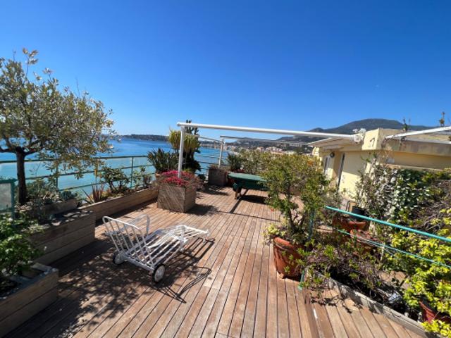 BIEN D'EXCEPTION Bord de Mer MENTON CENTRE Duplex de 134m2