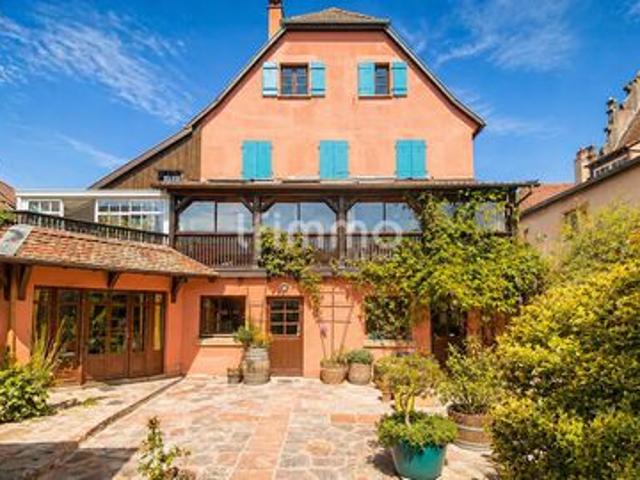 Bien historique: restaurant, cave voutée, cour, jardin, appartements