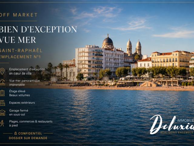 BIEN PATRIMONIAL RARE, VUE MER DOMINANTE EN COEUR DE VILLE