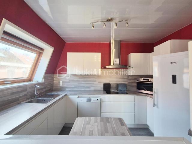 Bien rare à Hazebrouck: appartement avec jardin, garage et ascenseur privé