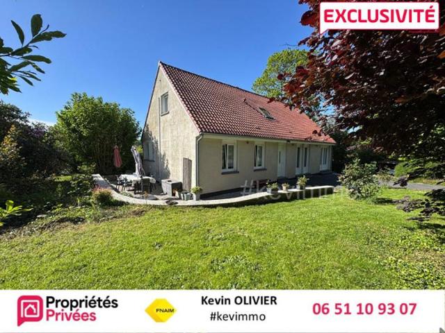 Bien rare à Labuissière Maison avec vie de plain pied, terrain boisé et environnement privilégié