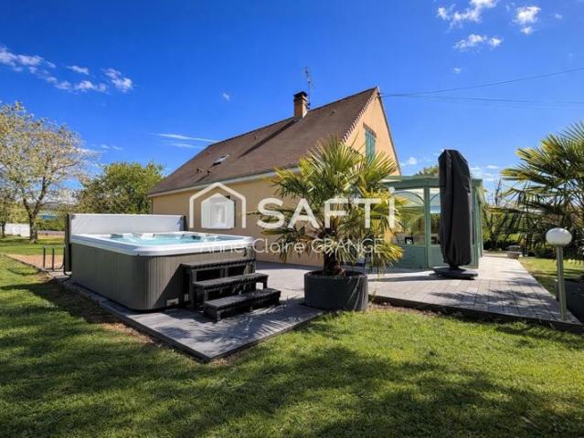 Bien rare avec fort potentiel + hangar 200 m² + spa + extérieurs soignés – sillé le guillaume