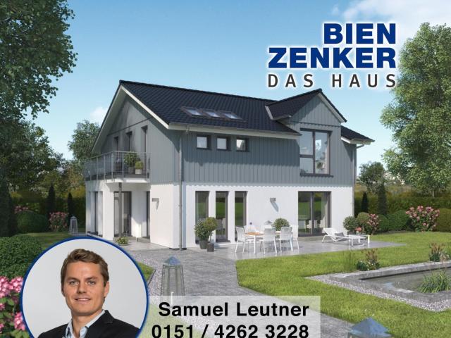 Bien Zenker: Neubauprojekt in Eberbach Einfamilienhaus mit Rechteck Erker und Freisitz