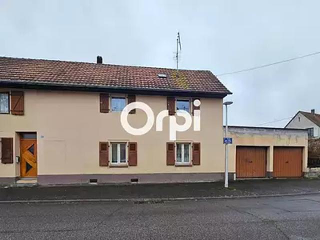 Biesheim 68600 Achat / Vente maison 4 pièces t4 jardin cave