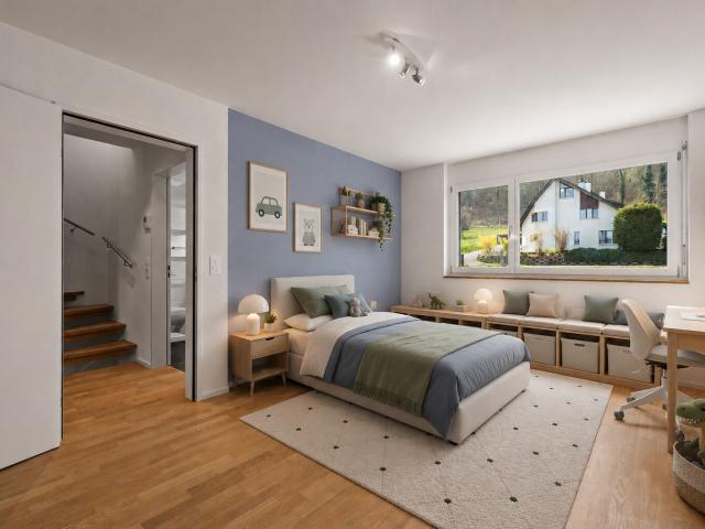 Bifamiliar house with 7.5 rooms on sale in Pfeffingen 196 m² | dreamo. Ch