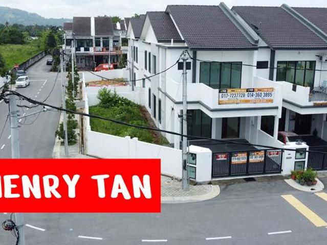Big Corner 2 sty House gated Taman Rebana Indah Height Simpang Ampat