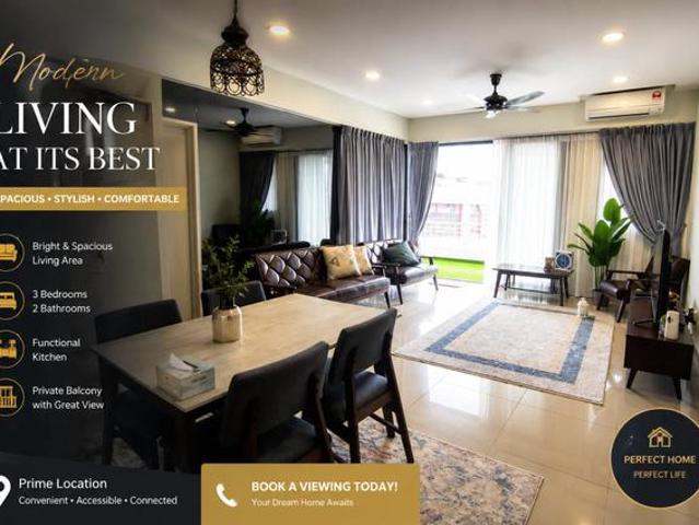 BIG SIZE CONDO HILLPARK RESIDENCE at bandar Tek Kajang Near Highway