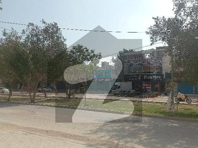 Big size shops main comercial hub sector z 150fit road best for food chain, restaurant, brand showroom