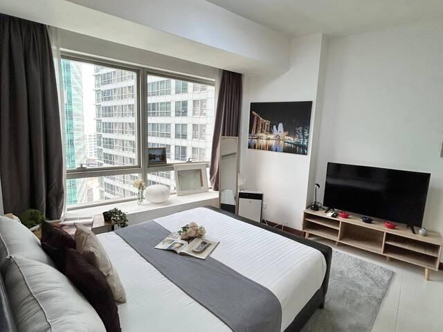 Big Studio for Rent MBFC/Marina Boulevard Raffles Quay MRT !
