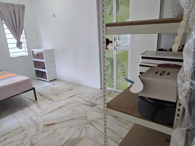 Big room with attached bathroom