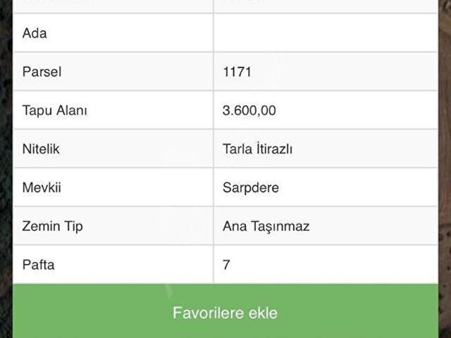 Biga Çelikgürü Satılık tarla