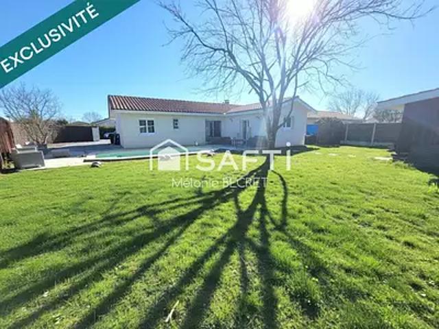 Biganos 33380 Achat / Vente maison 5 pièces t5 piscine parking