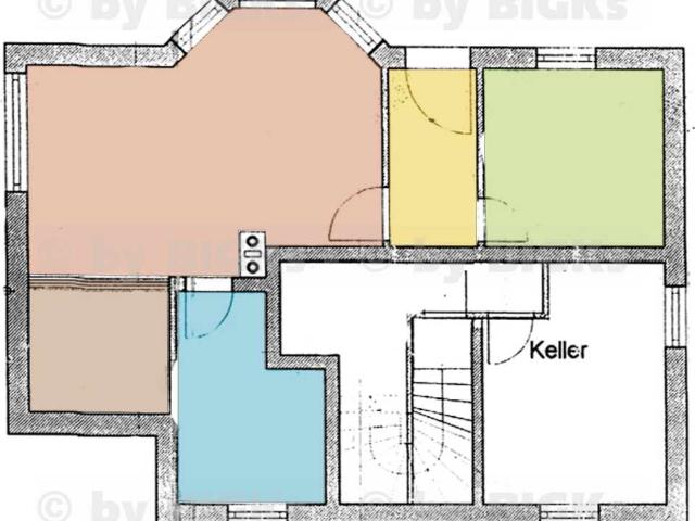 BIGKs Benshausen: 2 Zimmer Wohnung,sep.Küche Duschbad, sep. Garten