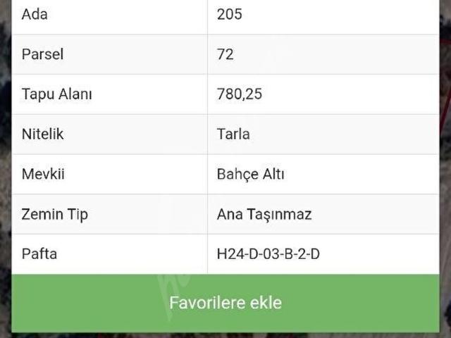 Bilecik Gölpazarı karaağaç 780m2 tarla