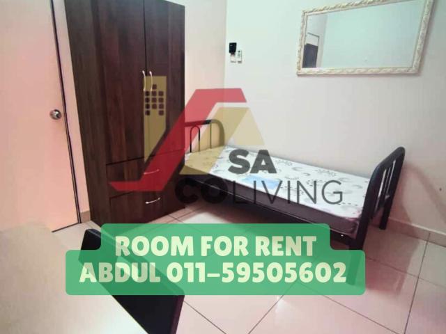 Bilik sewa shah alam serendah rm450 fully furnished