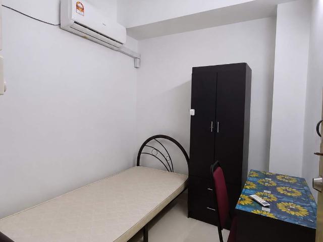 Bilik Single Furnished Air Cond di Rumah Teres Taman Connaught Cheras
