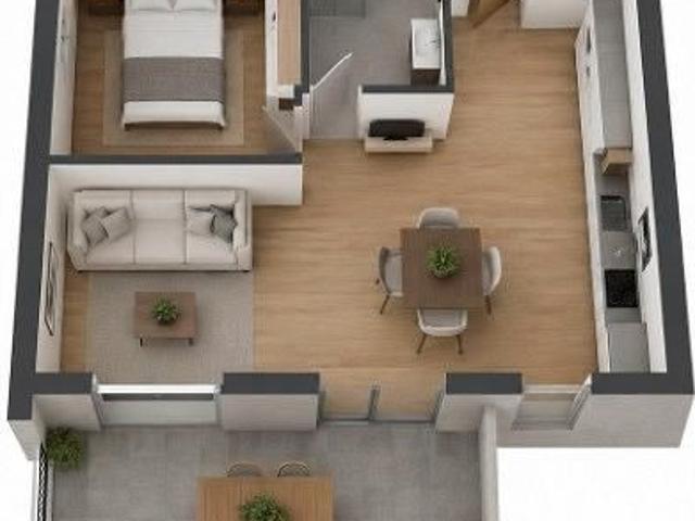 Bilocale arredato con terrazzo a Brinzio