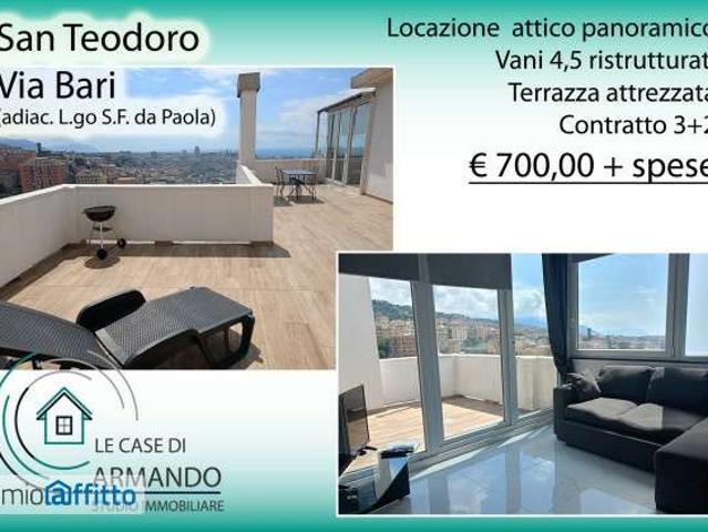 Bilocale arredato con terrazzo Genova