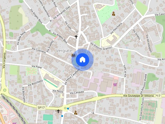 Bilocale arredato con terrazzo e posto auto