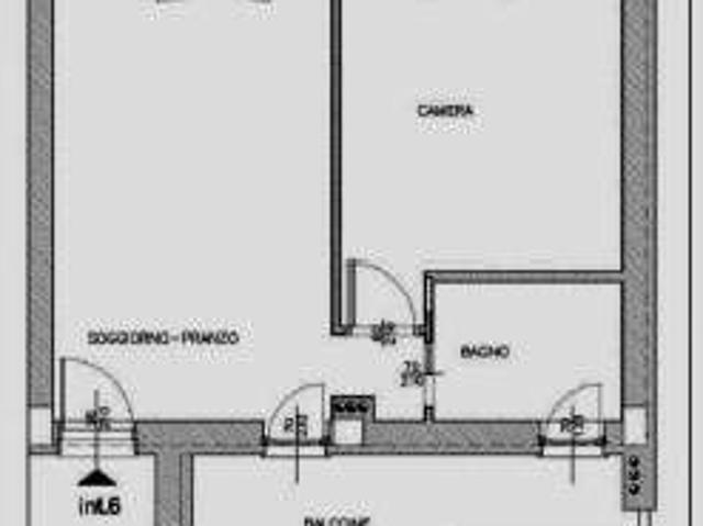 Bilocale arredato con terrazzo Saxarubra, labaro, prima porta