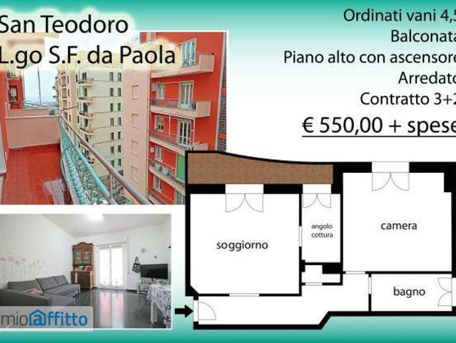 Bilocale arredato Genova