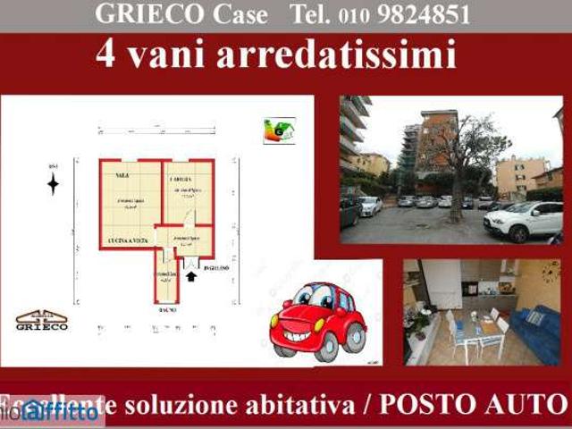 Bilocale arredato Nervi quinto al mare