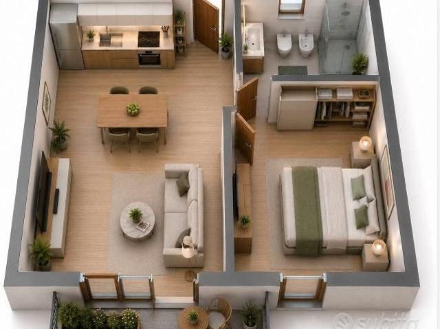 Bilocale con balcone a Castellanza