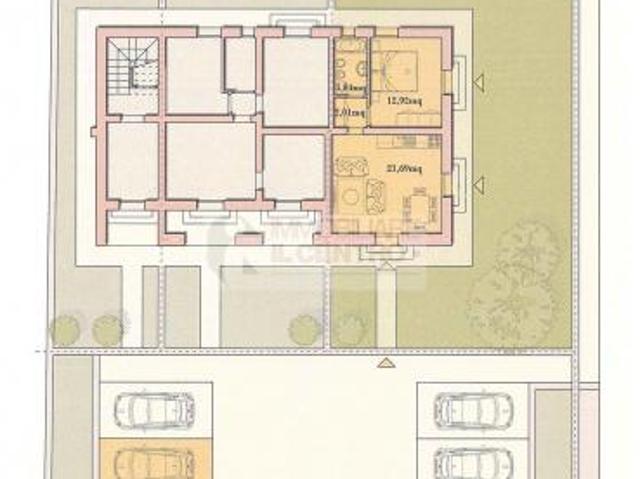 Bilocale con giardino