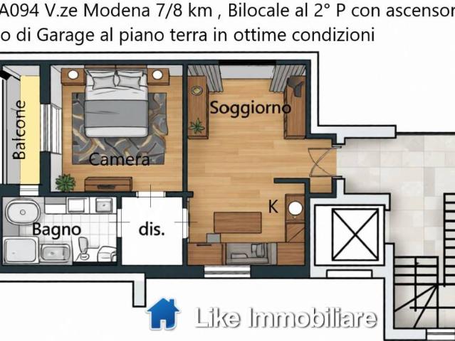 Bilocale in vendita a Modena, Modena Est