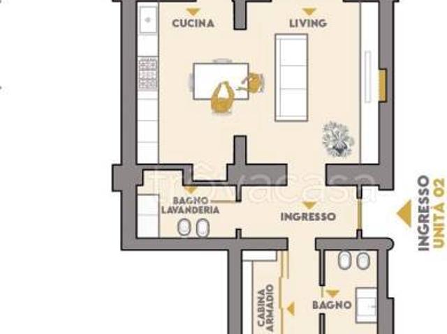Bilocale in vendita a Mantova via Ippolito Nievo, 7, Centro