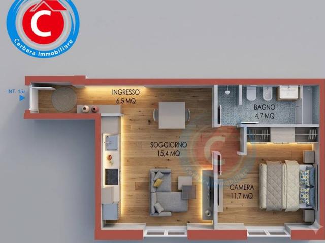 Bilocale in vendita a Roma via Teulada, 55, Mazzini Delle Vittorie