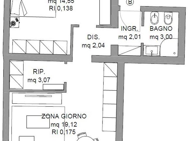 Bilocale in vendita a Ravenna piazza duomo