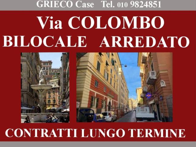 Bilocale in affitto a Genova via Colombo, San Vincenzo