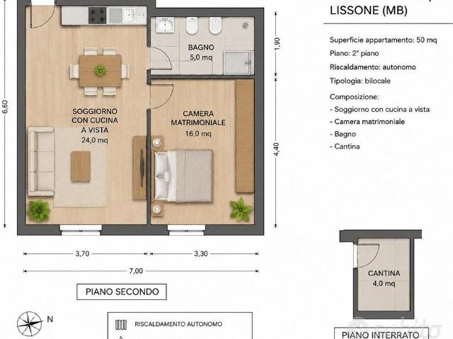 Bilocale in centro a Lissone Libero subito
